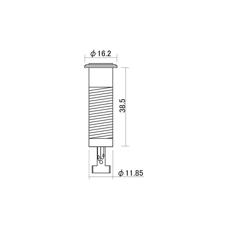 Jack tubular 6.3mm Estéreo para instrumento