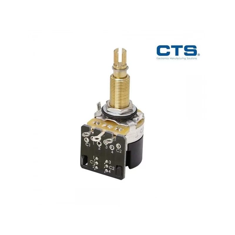 CTS Potenciómetro Push Pull 500k Extra Largo A