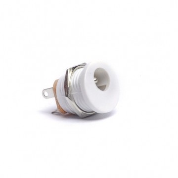 Jack DC 2.1mm Blanco