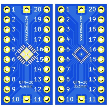 PCB para probar IC SMD 20...