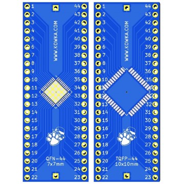 PCB para probar IC SMD 44...