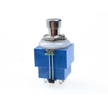 3PDT Switch con Led Verde