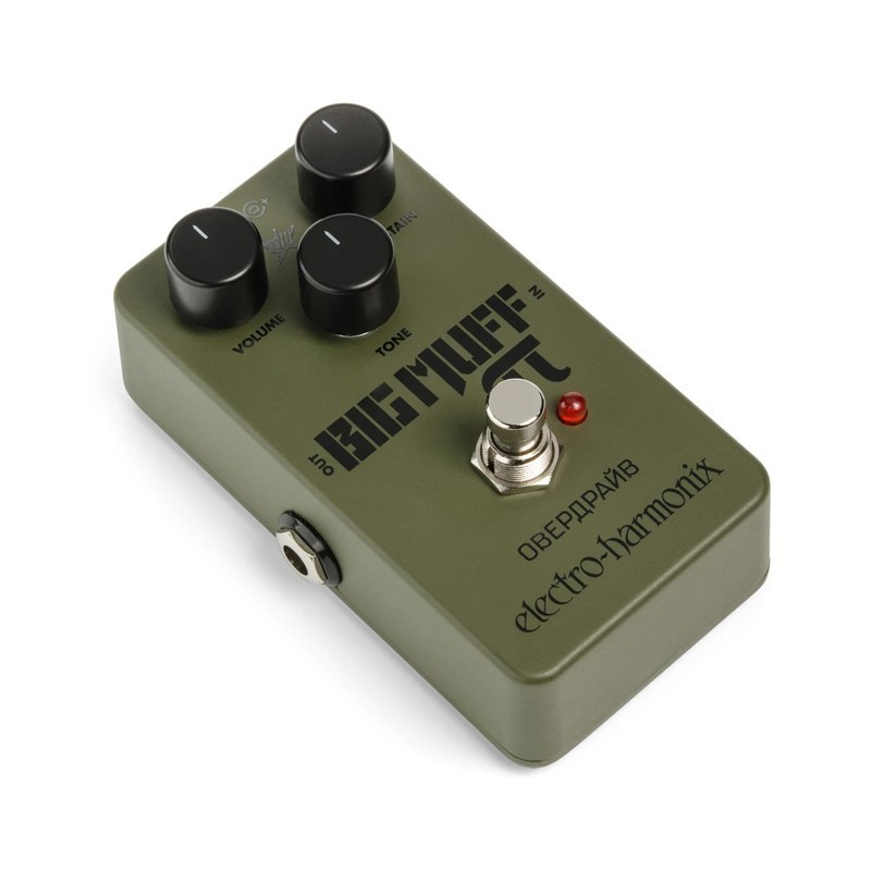 USED Electro-Harmonix / Big Muff Pi Russian Army Green Bubble Font Fuz –  Ishibashi Music Corporation.