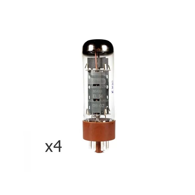 Svetlana EL34 Platinum Matched Quad