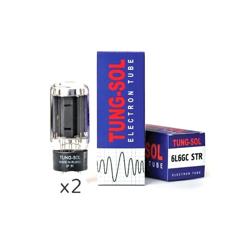 Tung-Sol 6L6 "STR" Platinum Matched Pair