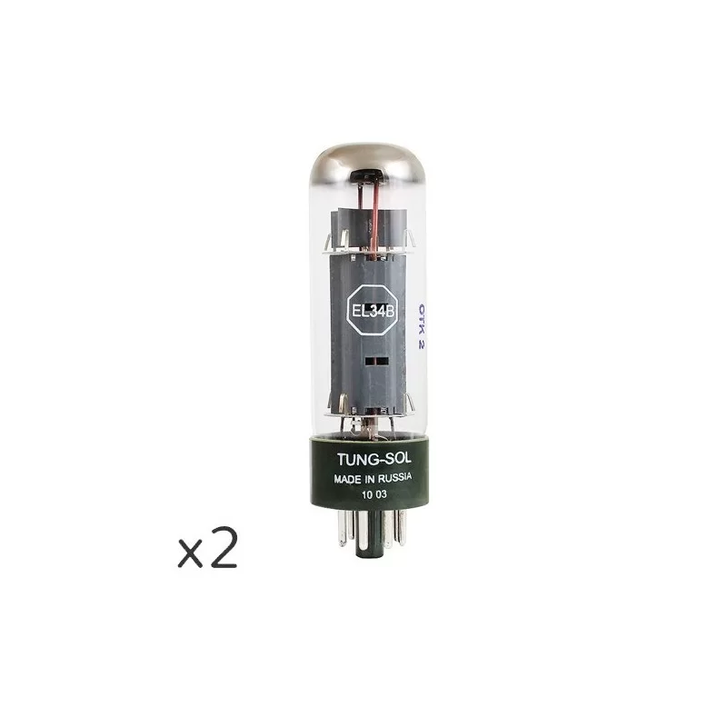 Tung-Sol EL34B Platinum Matched Pair