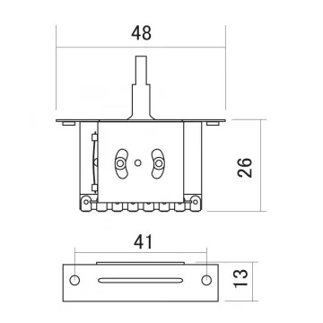 Alpha Selector 5 posiciones Stratocaster