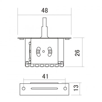 Alpha Selector 3 posiciones Stratocaster