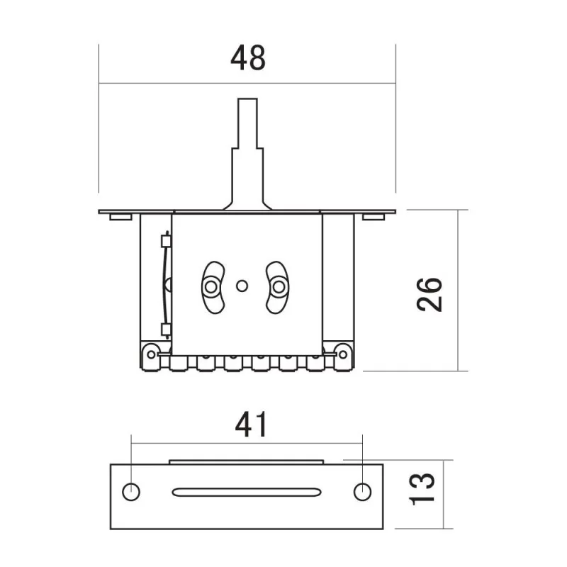 Alpha Selector 3 posiciones Stratocaster