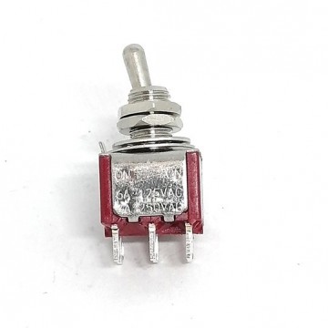 INTERRUPTOR MINI 6 PATAS 3 POSICIONES