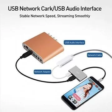 Cable Adaptador USB 2.0 Interfaz Audio OTG2