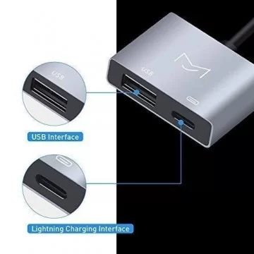 Cable Adaptador USB 2.0 Interfaz Audio OTG