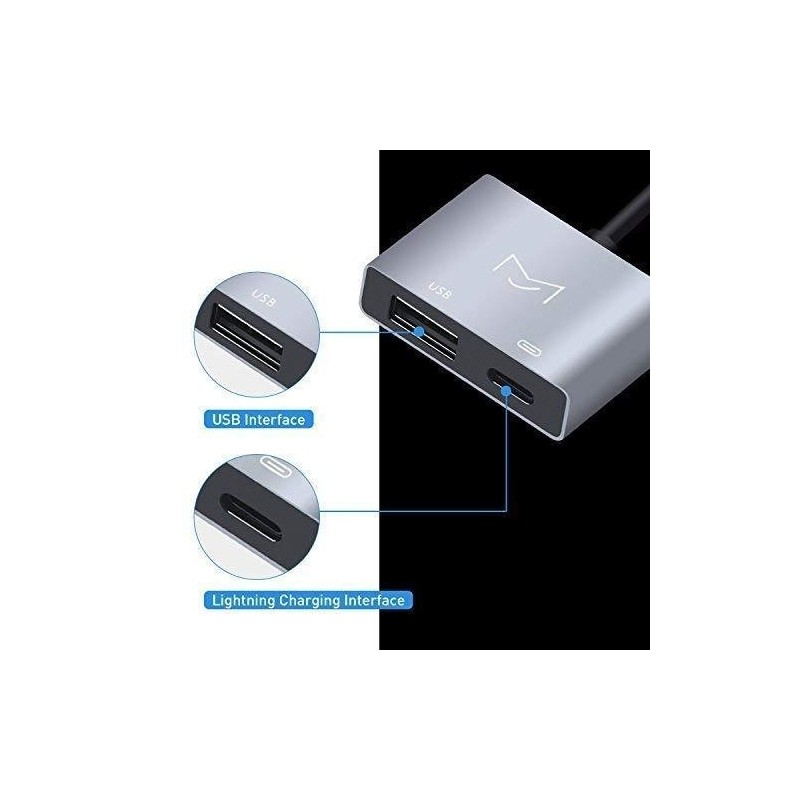 Cable Adaptador USB 2.0 Interfaz Audio OTG