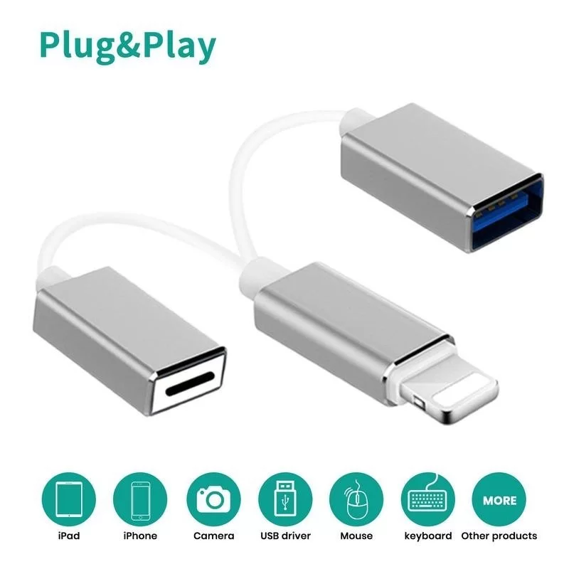 Cable Adaptador USB Extensión OTG