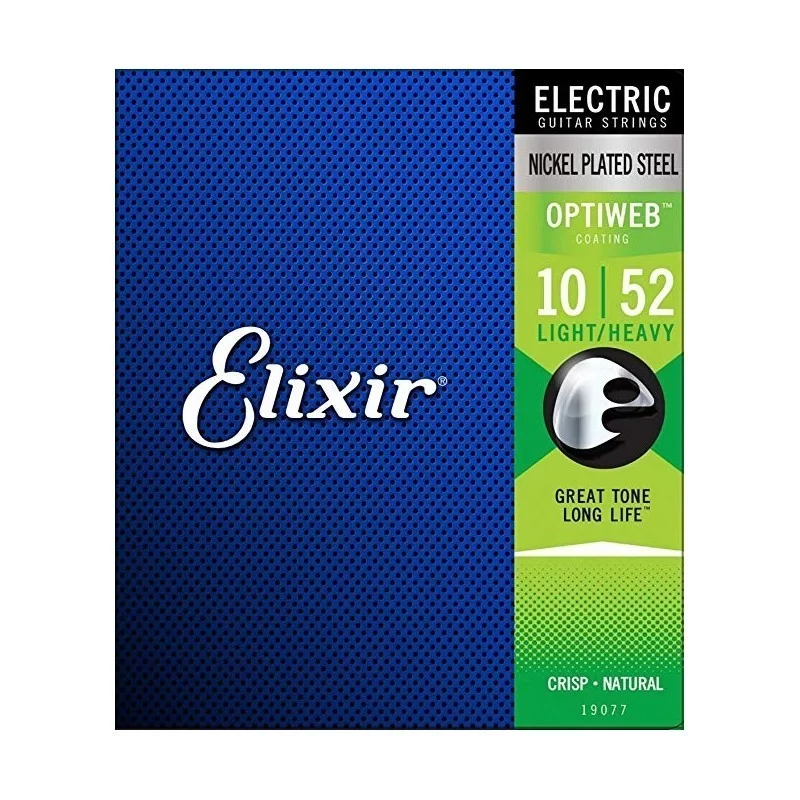 Cuerdas Eléctrica Elixir 19077 Optiweb Light/Heavy 10-52