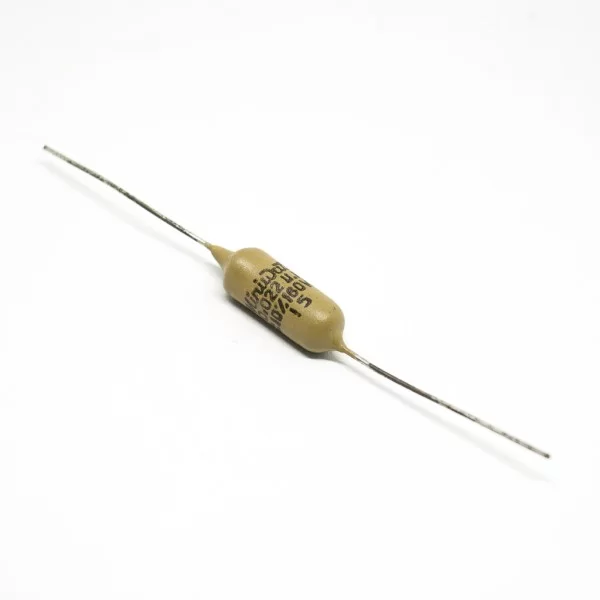 Mullard Mustard Condensador 0.022uF 160V