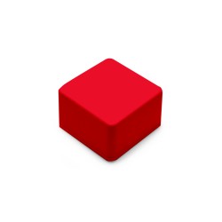 Caja de Aluminio 1590LB Rojo