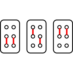 Interruptor Switch 6 Pines ON-ON-ON