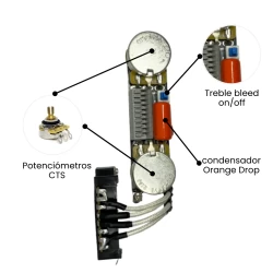 KableCero Cableado Telecaster con Mods