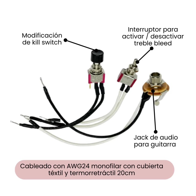 KableCero Cableado Telecaster con Mods