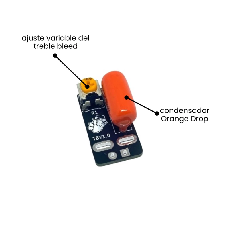 Ktreb Treble Bleed Variable para Guitarra y Bajo