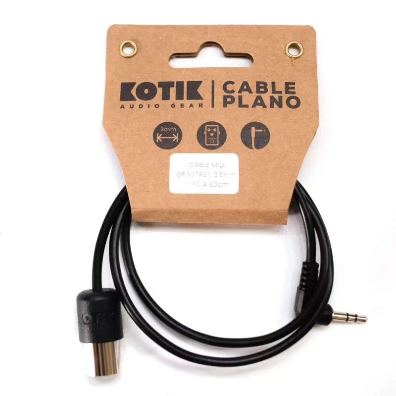 Kotik cable TRS-MIDI 60cm tipo A