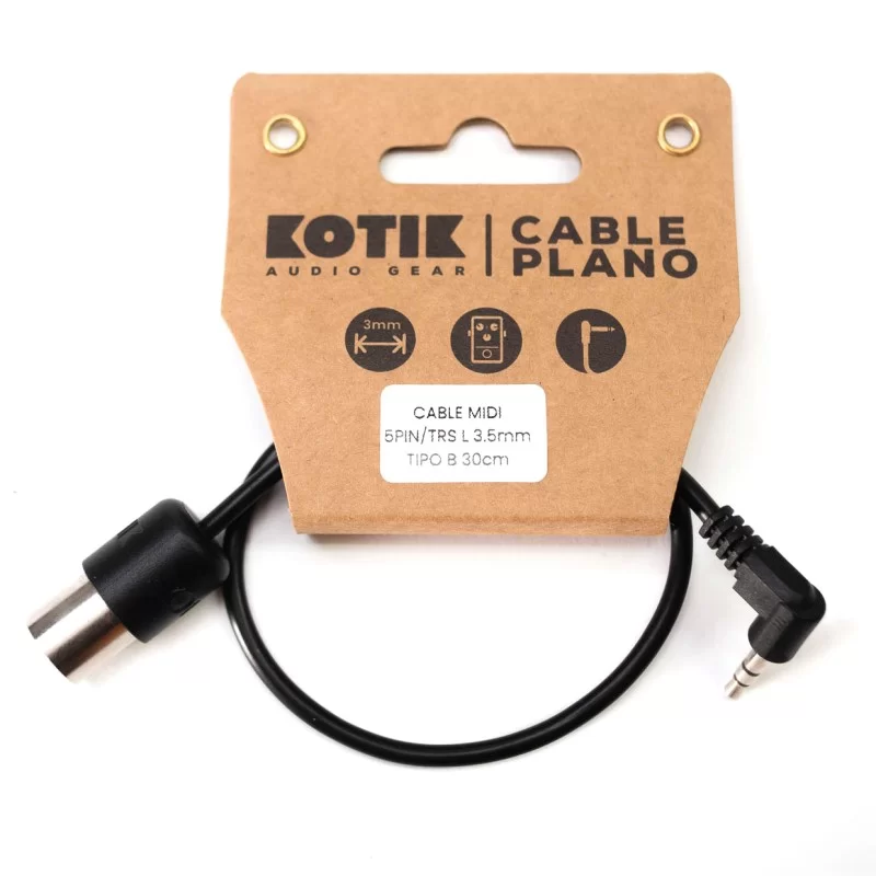 Kotik cable TRS-MIDI 30cm tipo B