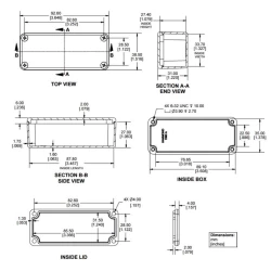 Caja Aluminio 1590A (Ultra Pequeña)