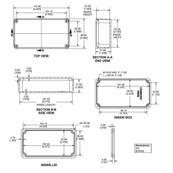Caja Aluminio 1590B (Pequeña)
