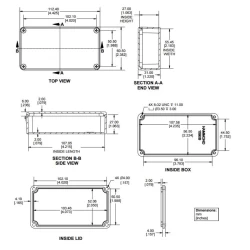 Caja Aluminio 1590B (Pequeña)