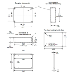Caja Aluminio 1590BB Negro