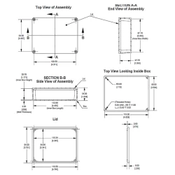 Caja Aluminio 1590BB Negro