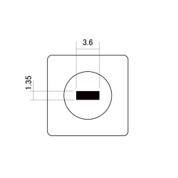 Perilla para selector Telecaster Blanco