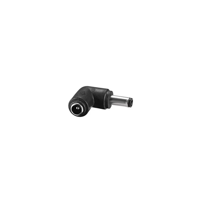 Adaptador Jack DC en L de 2,1mm a 2,5mm