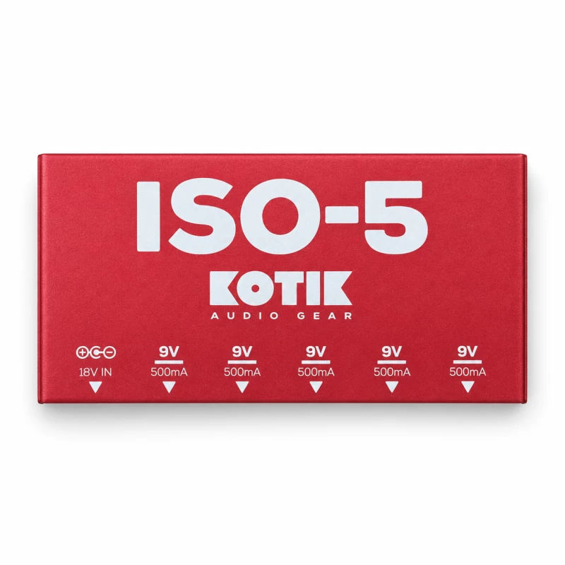 Kotik ISO-5 Fuente Aislada Para Efectos 9VDC