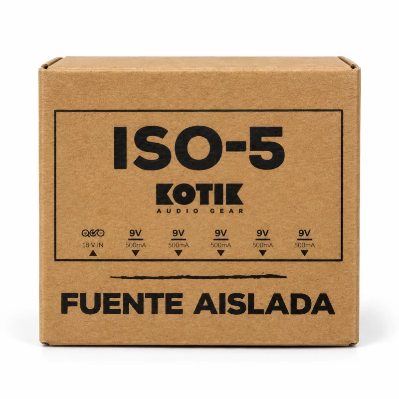 Kotik ISO-5 Fuente Aislada Para Efectos 9VDC