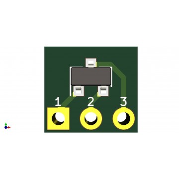 MMBFJ201 JFET SMD J201 con PCB