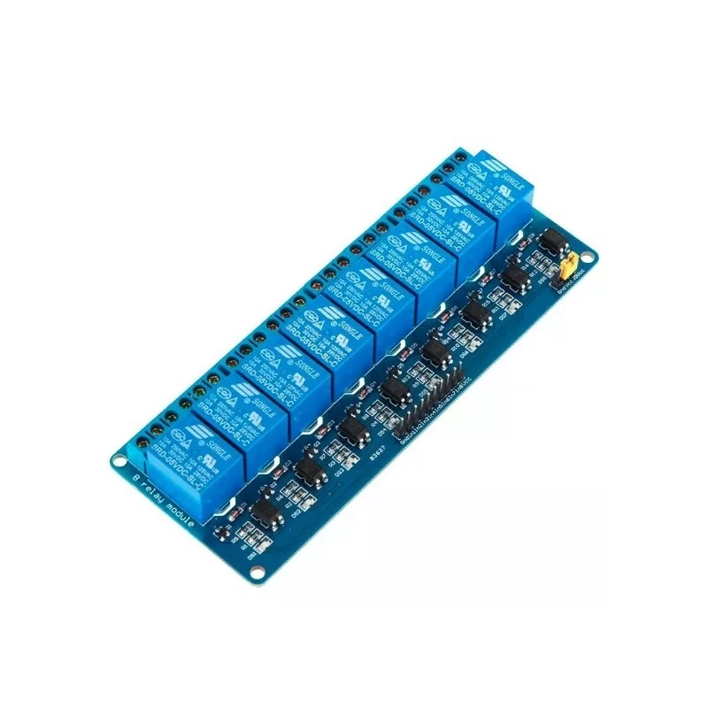 Módulo 8 Relés 5v 8ch Optoacoplador Arduino Raspberry