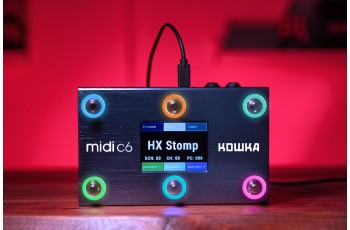 Nuevo MIDI C6 de Kowka: tu pedal controlador versátil