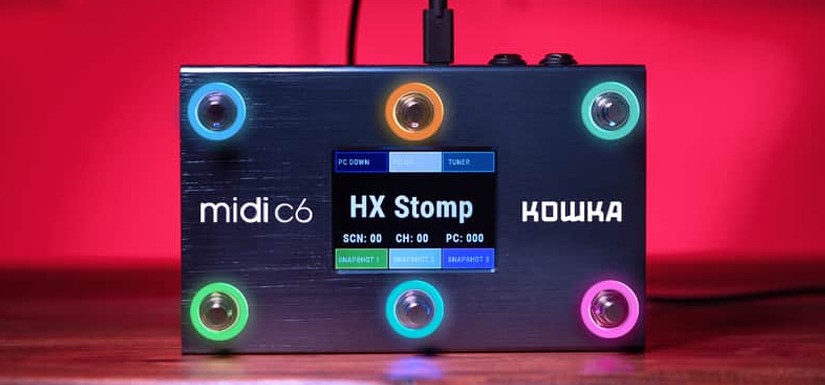 Nuevo MIDI C6 de Kowka: tu pedal controlador versátil